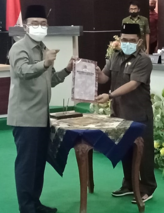 Rapat Paripurna DPRD Kab. Pamekasan tanggal 16 September 2021