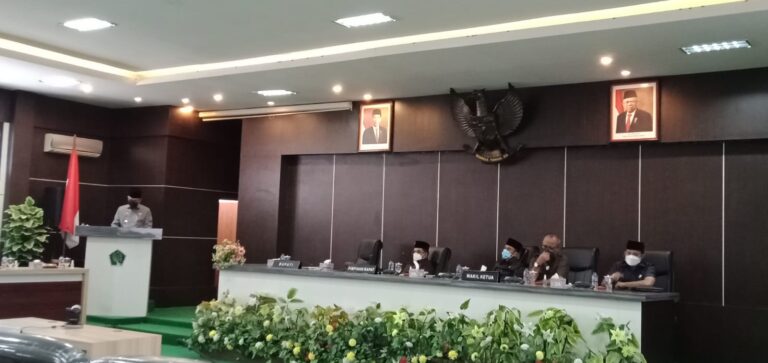 Rapat Paripurna DPRD Kab. Pamekasan Tanggal 30 Agustus 2021