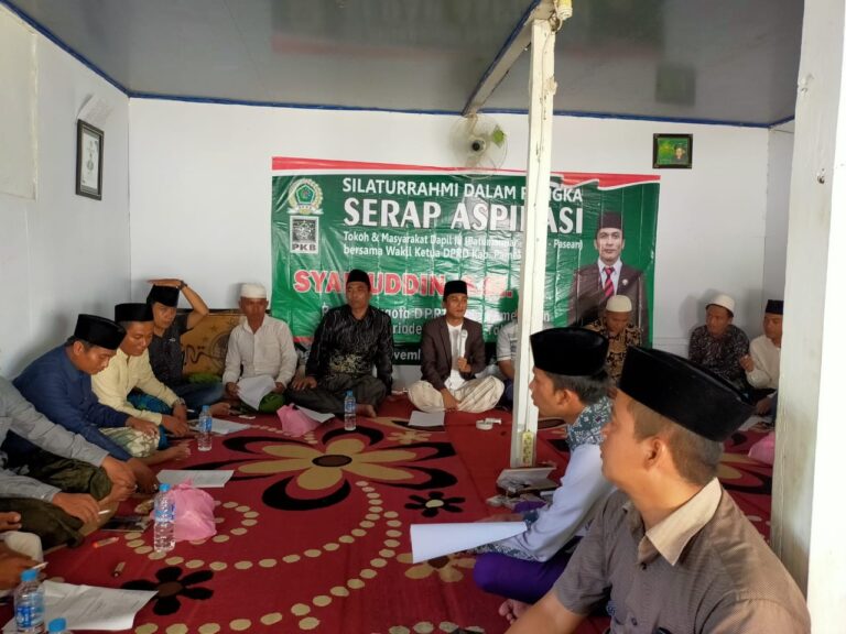 Serap Aspirasi Syafiuddin, S.Si