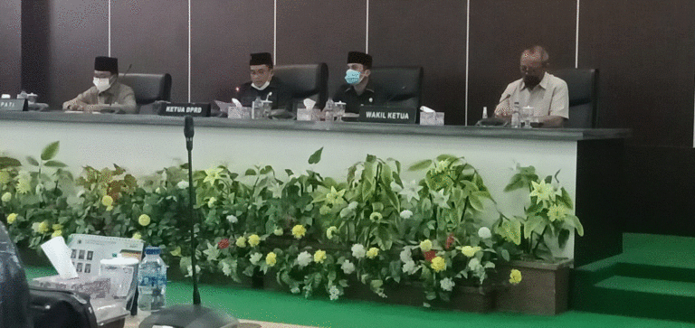 Rapat Paripurna DPRD Kab. Pamekasan tanggal 20 September 2021